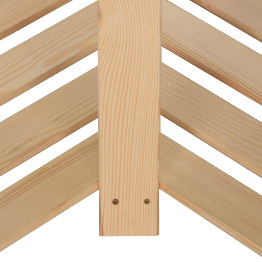 Hoekopbergrek 5-Laags 82,5X82,5X170 Cm Massief Grenenhout