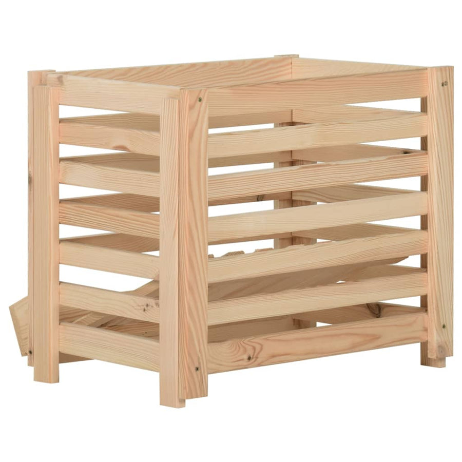 Aardappelkist Massief Grenenhout 60 x 40 x 50 cm