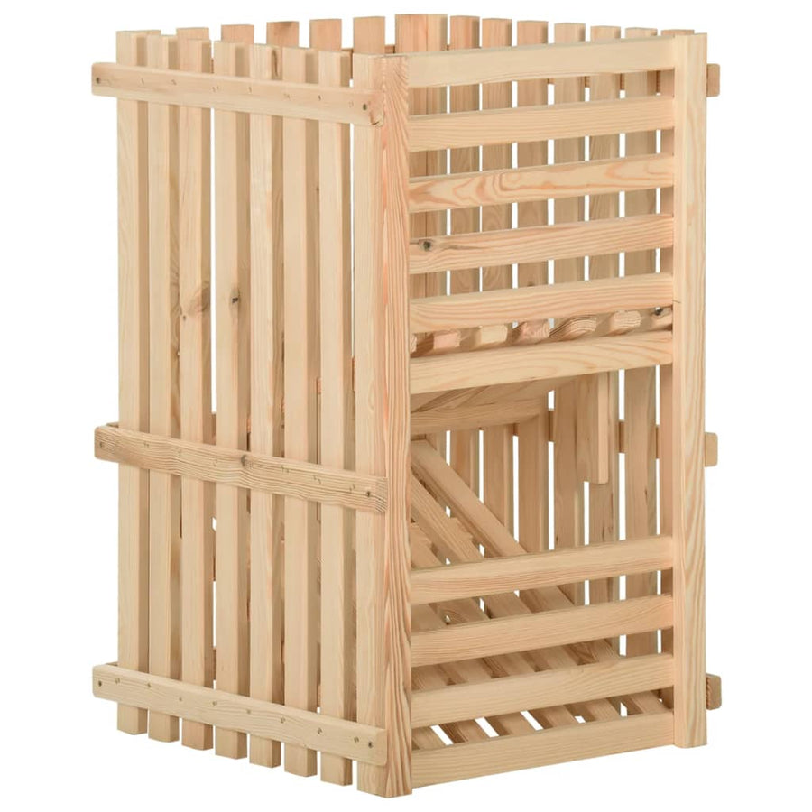 Aardappelkist Massief Grenenhout 50 x 50 x 80 cm