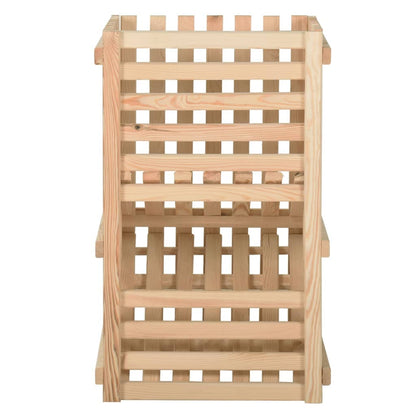 Aardappelkist Massief Grenenhout 50 x 50 x 80 cm