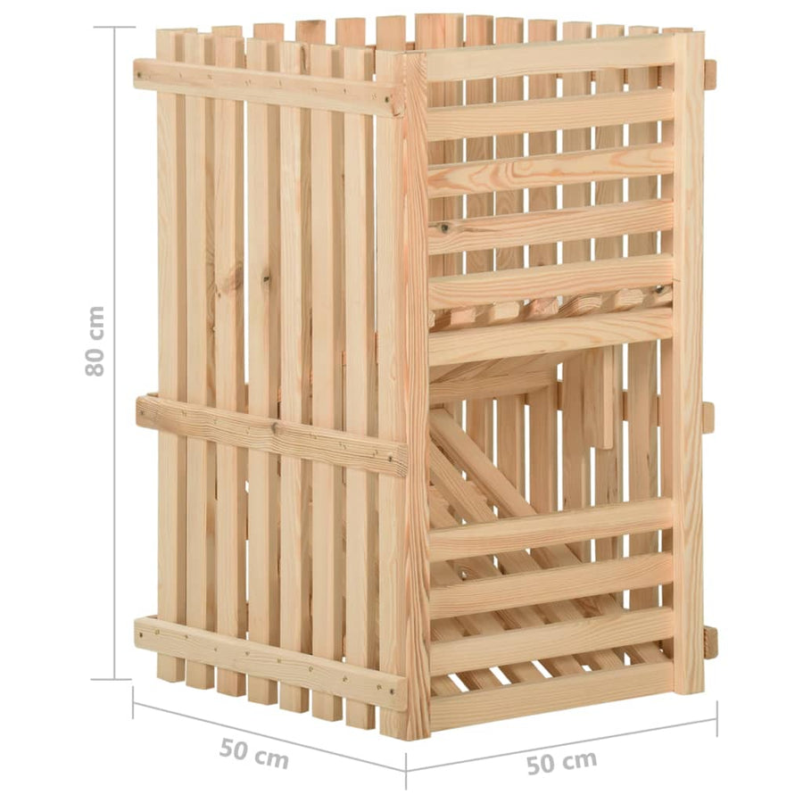 Aardappelkist Massief Grenenhout 50 x 50 x 80 cm