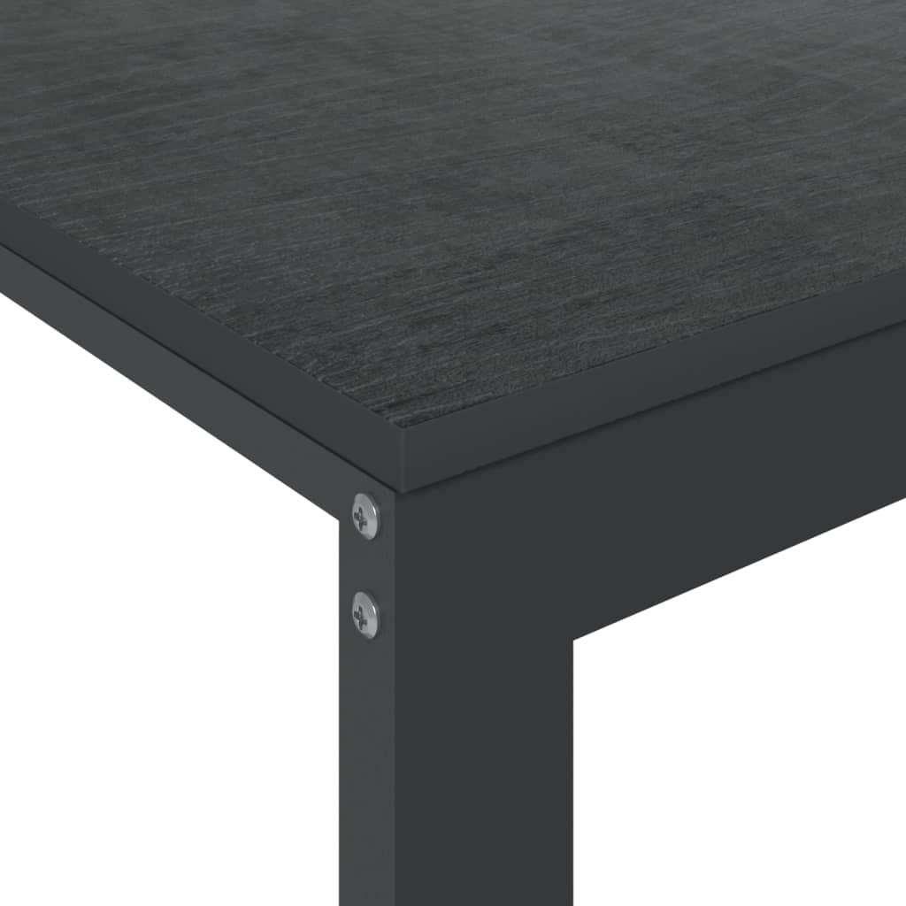 Computerbureau 110X60X73 Cm Spaanplaat Zwart