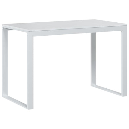 Computerbureau 110x60x73 cm spaanplaat wit