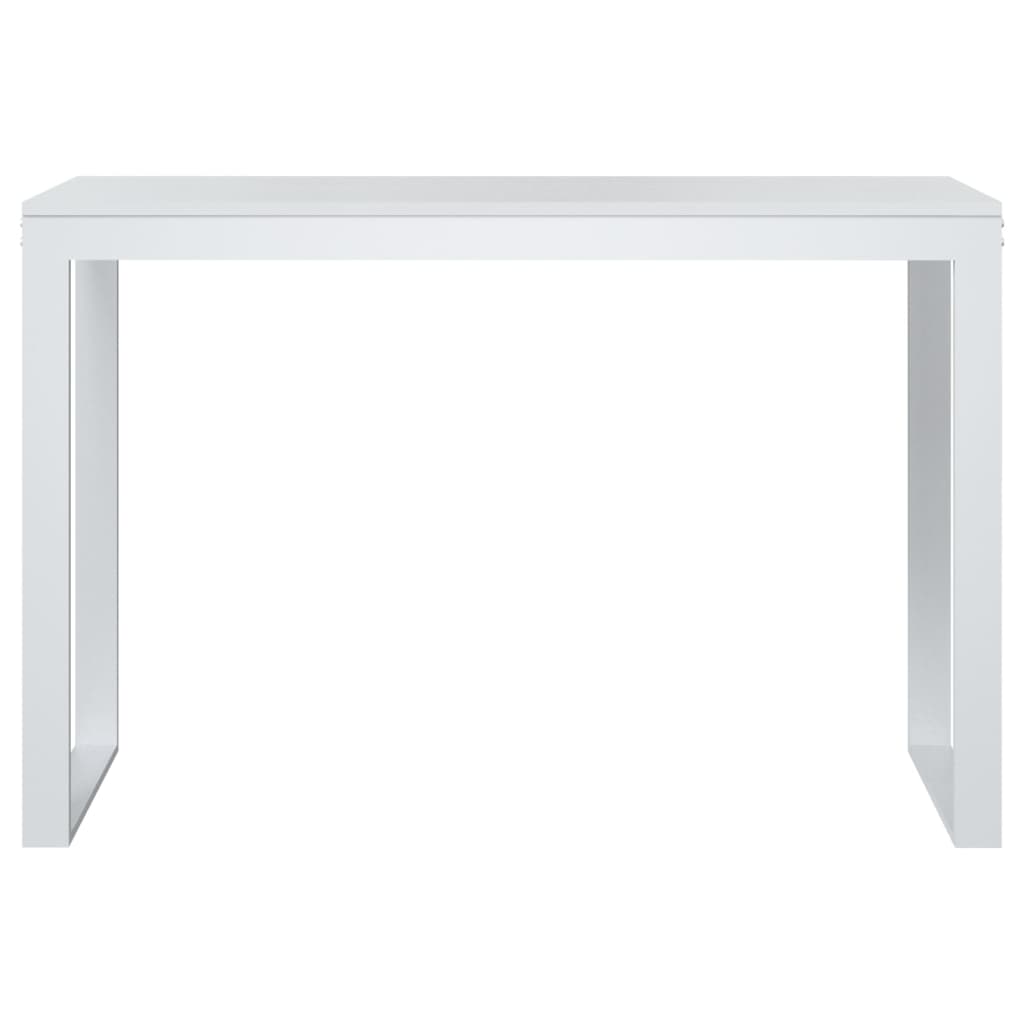 Computerbureau 110x60x73 cm spaanplaat wit