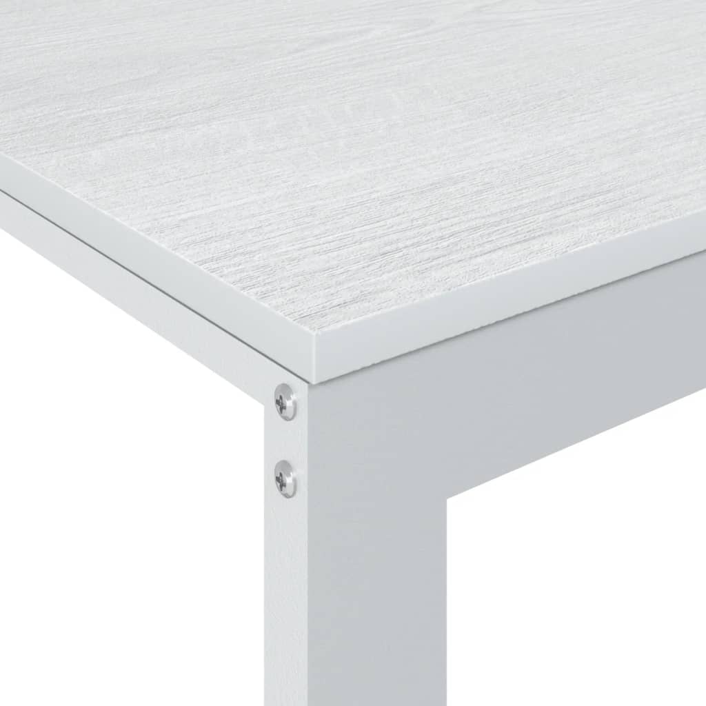 Computerbureau 110x60x73 cm spaanplaat wit