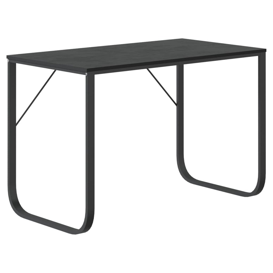 Computerbureau 110X60X73 Cm Spaanplaat Zwart
