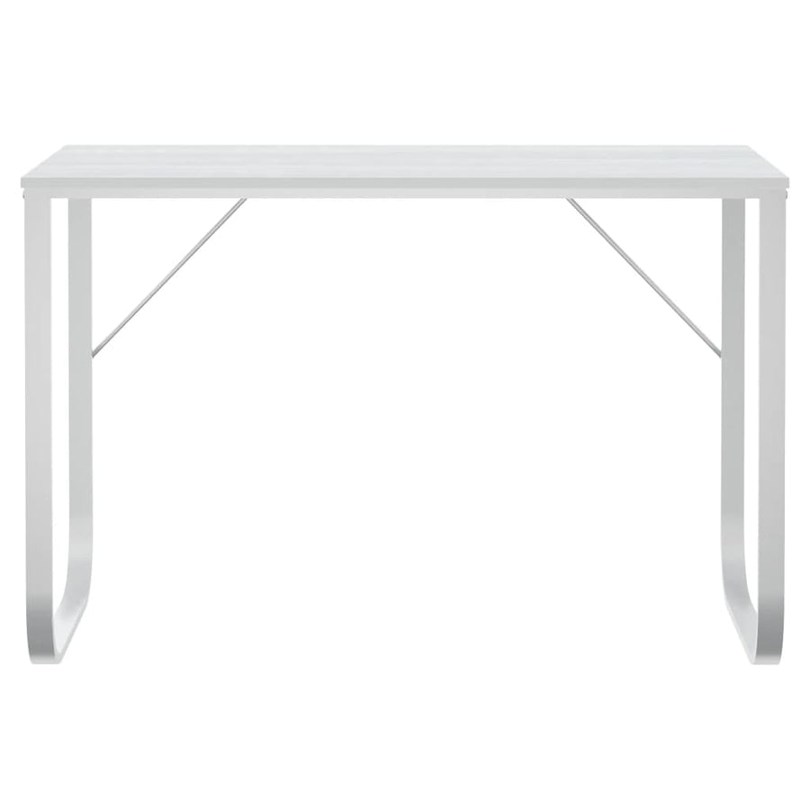 Computerbureau 110x60x73 cm spaanplaat wit