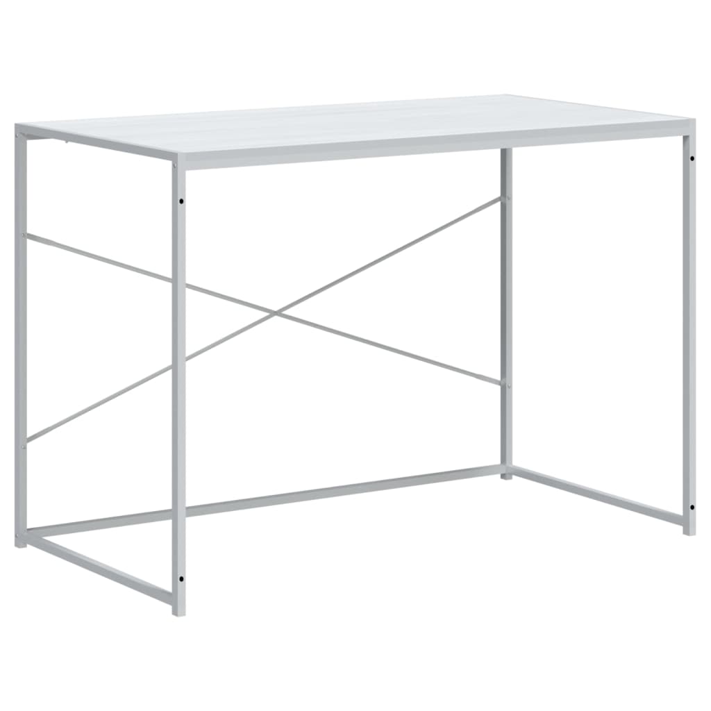 Computerbureau 110X60X70 Cm Spaanplaat Wit