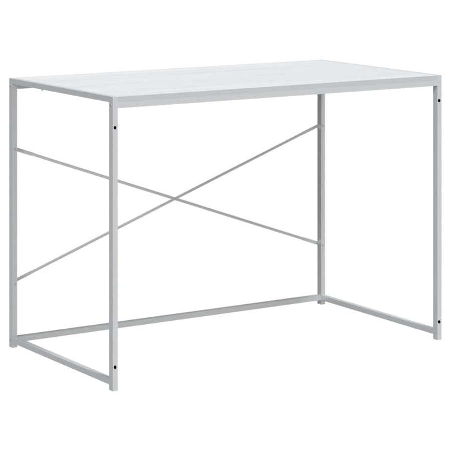 Computerbureau 110X60X70 Cm Spaanplaat Wit