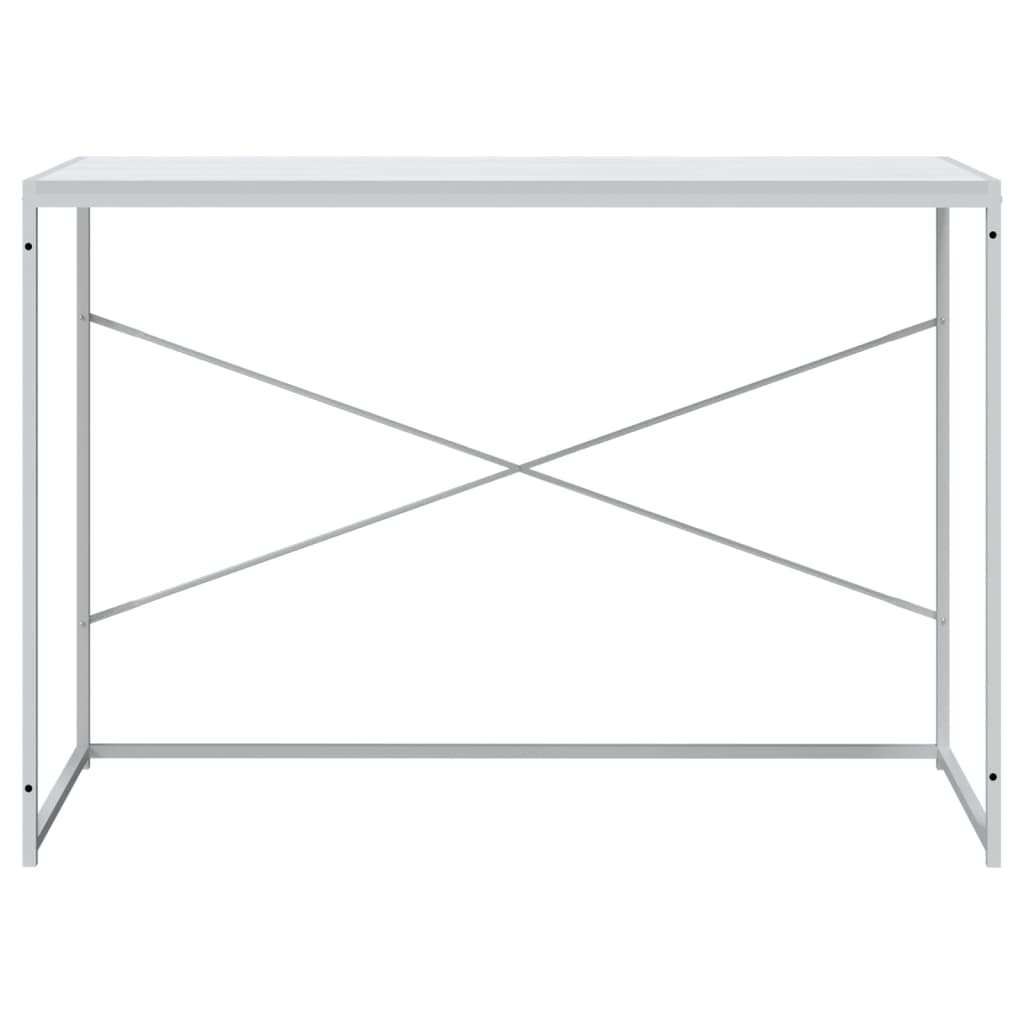 Computerbureau 110X60X70 Cm Spaanplaat Wit