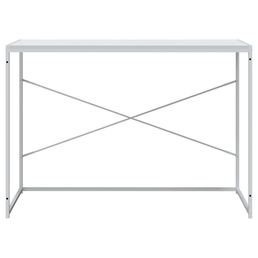 Computerbureau 110X60X70 Cm Spaanplaat Wit