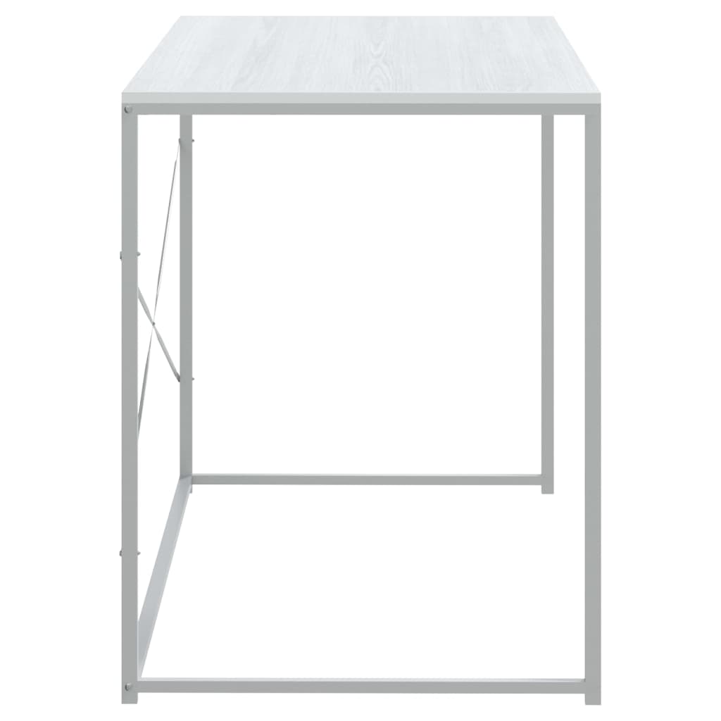Computerbureau 110X60X70 Cm Spaanplaat Wit