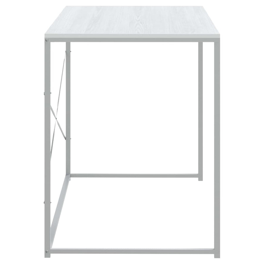 Computerbureau 110X60X70 Cm Spaanplaat Wit