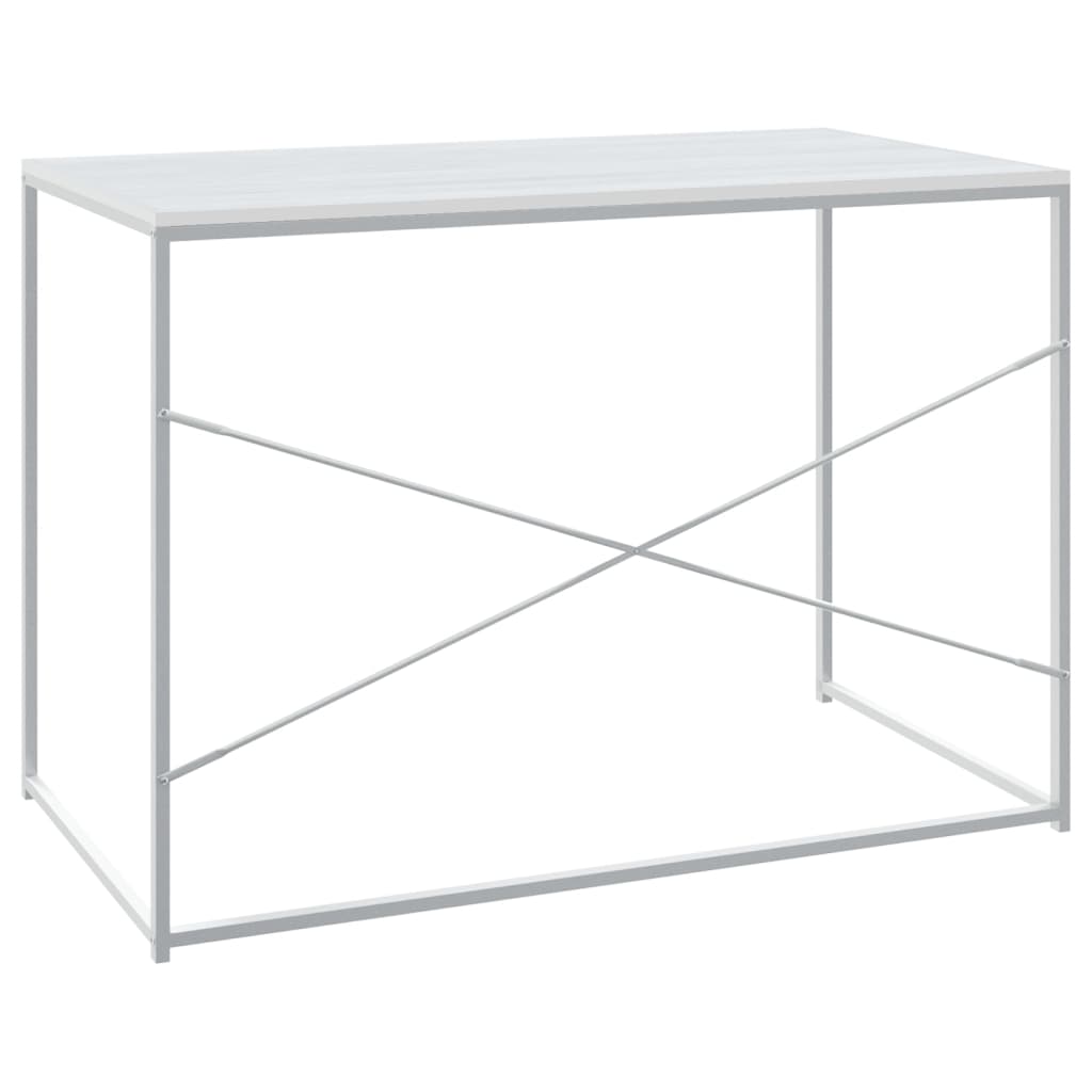 Computerbureau 110X60X70 Cm Spaanplaat Wit