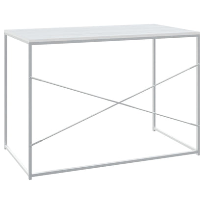 Computerbureau 110X60X70 Cm Spaanplaat Wit