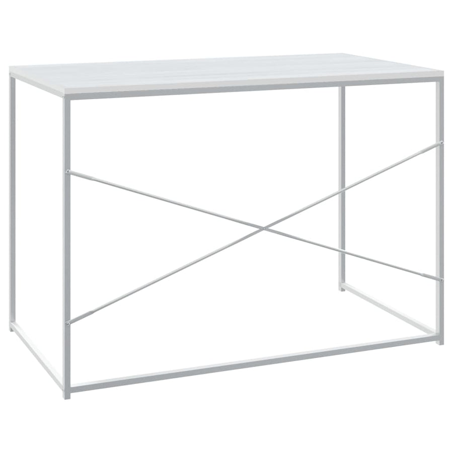 Computerbureau 110X60X70 Cm Spaanplaat Wit