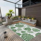 Buitenkleed 190x290 cm groen polypropeen