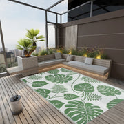Buitenkleed 190x290 cm groen polypropeen