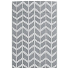 Buitenkleed 140x200 cm polypropeen grijs