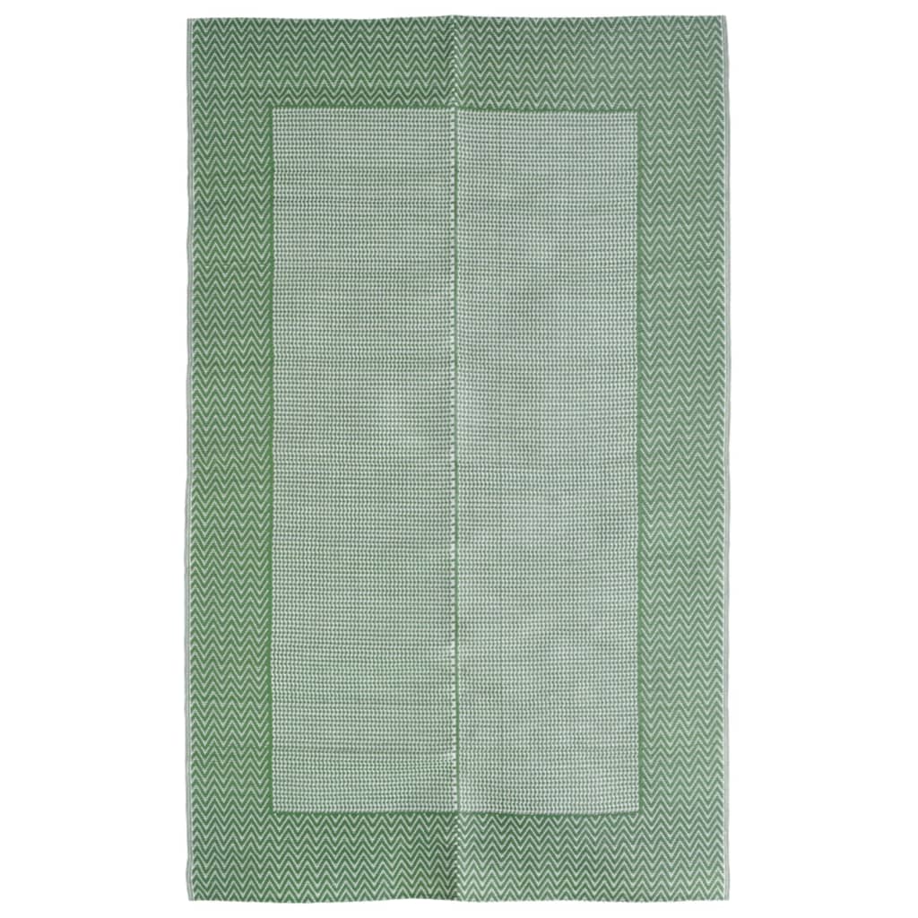 Buitenkleed Polypropeen 120 x 180 cm Groen en wit