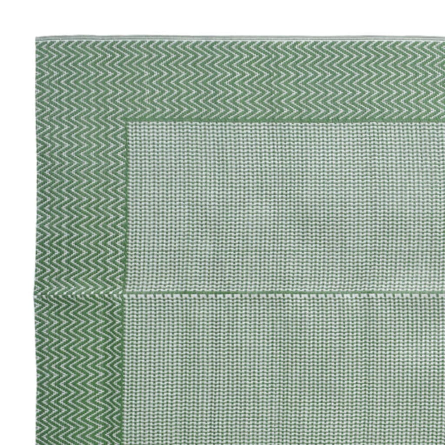 Buitenkleed Polypropeen 190 x 290 cm Groen en wit