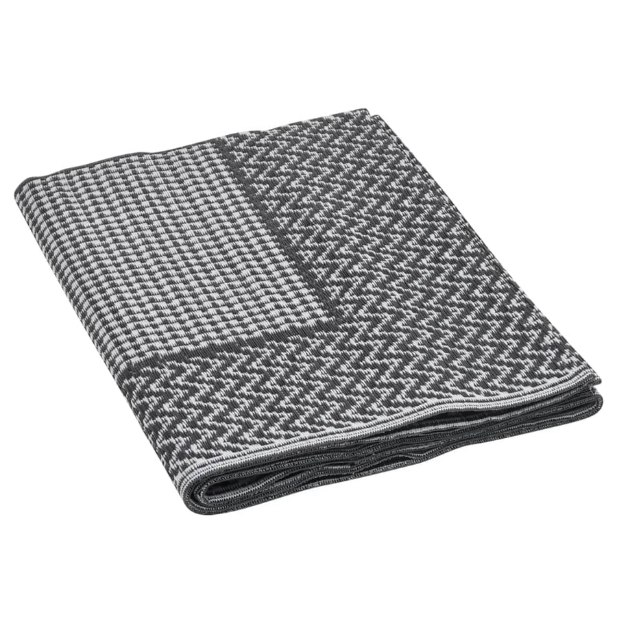Buitenkleed Polypropeen 140 x 200 cm Zwart en grijs