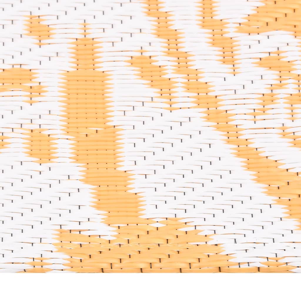 Buitenkleed Polypropeen 140 x 200 cm Geel