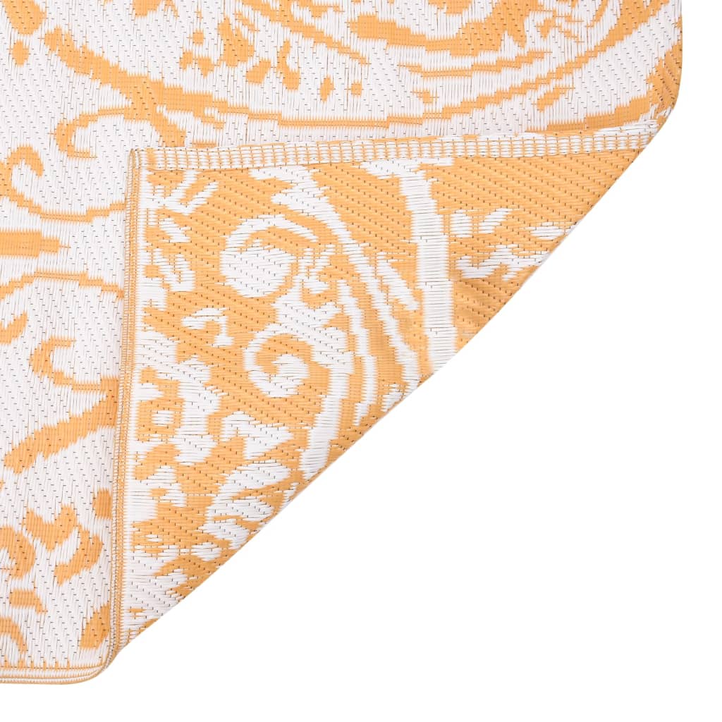 Buitenkleed Polypropeen 140 x 200 cm Geel