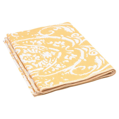 Buitenkleed Polypropeen 140 x 200 cm Geel