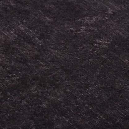Vloerkleed Wasbaar Anti-Slip En Goudkleurig Zwart 160 x 230 cm