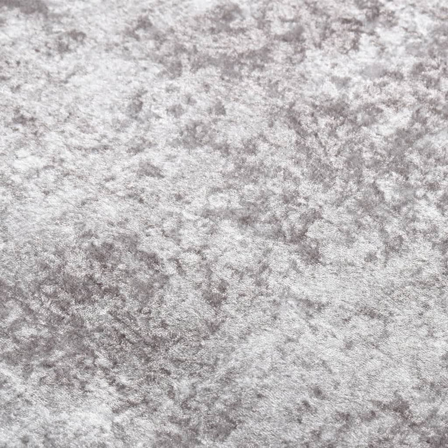 Vloerkleed Wasbaar Anti-Slip Grijs En Goud 160 x 230 cm