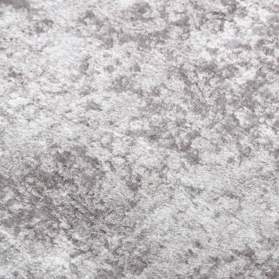 Vloerkleed wasbaar anti-slip 190x300 cm grijs 190 x 300 cm