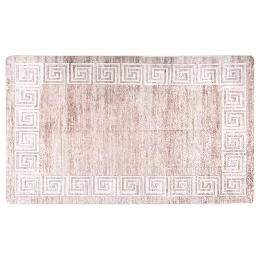 Vloerkleed wasbaar 120x180 cm beige