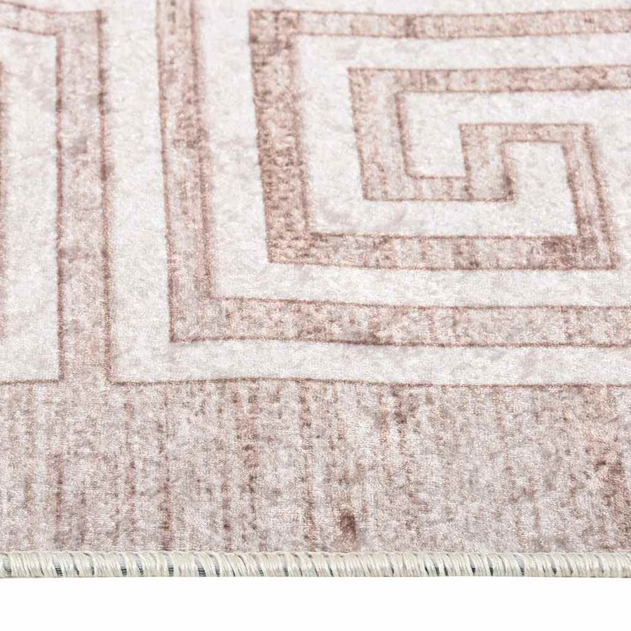 Vloerkleed wasbaar 120x180 cm beige