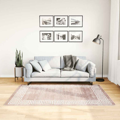 Vloerkleed wasbaar 120x180 cm beige