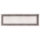 Vloerkleed wasbaar anti-slip 80x300 cm lichtbeige
