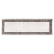 Washable anti-slip rug 80x300 cm light beige