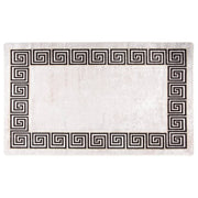 Vloerkleed wasbaar anti-slip 120x180 cm lichtbeige