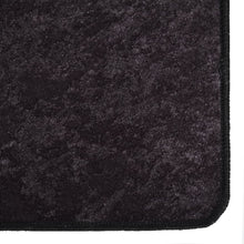 Vloerkleed Wasbaar Anti-Slip Kleurig Antraciet 80 x 150 cm