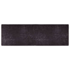 Vloerkleed wasbaar anti-slip 80x300 cm antraciet