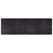 Washable anti-slip rug 80x300 cm anthracite
