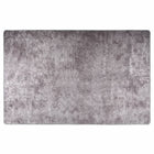 Vloerkleed 80x150 cm grijs wasbaar anti-slip