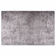 Vloerkleed 80x150 cm grijs wasbaar anti-slip
