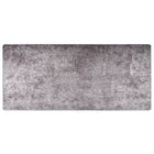 Washable anti-slip rug 80x300 cm grey