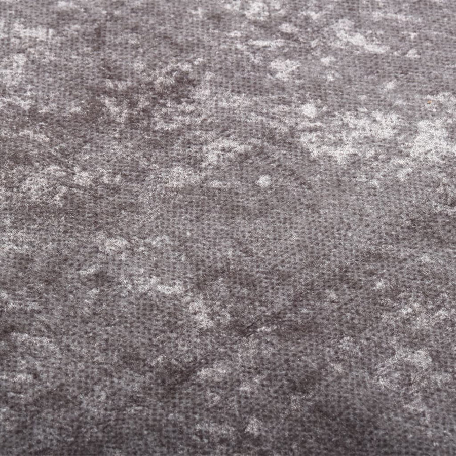 Vloerkleed Wasbaar Anti-Slip Grijs 120 x 180 cm