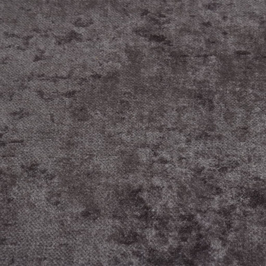 Vloerkleed Wasbaar Anti-Slip Ø120 Cm Grijs Ø 120 cm