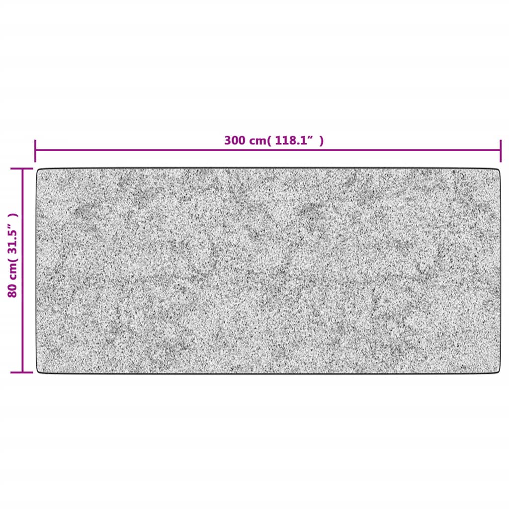 Vloerkleed Wasbaar Anti-Slip Meerkleurig Patchwork 80 x 300 cm