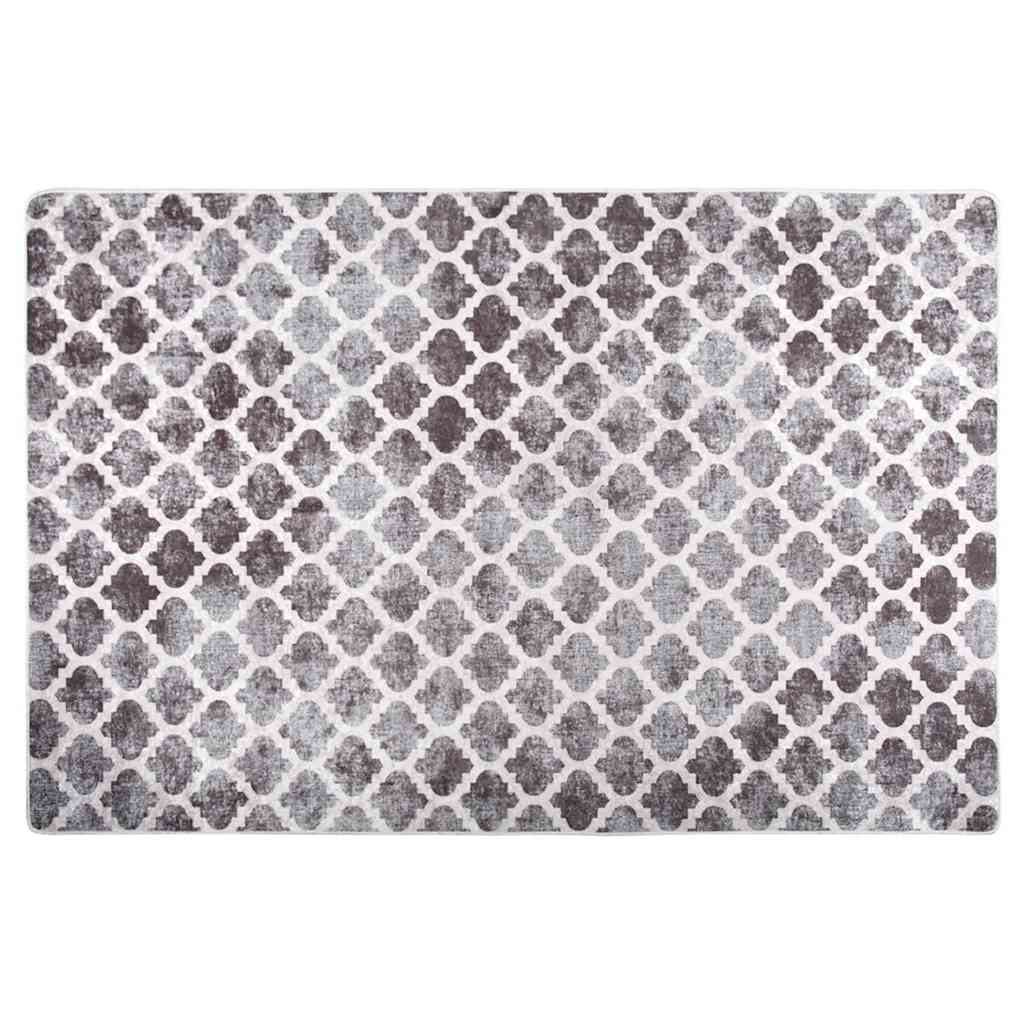 Vloerkleed wasbaar anti-slip 80x150 cm meerkleurig