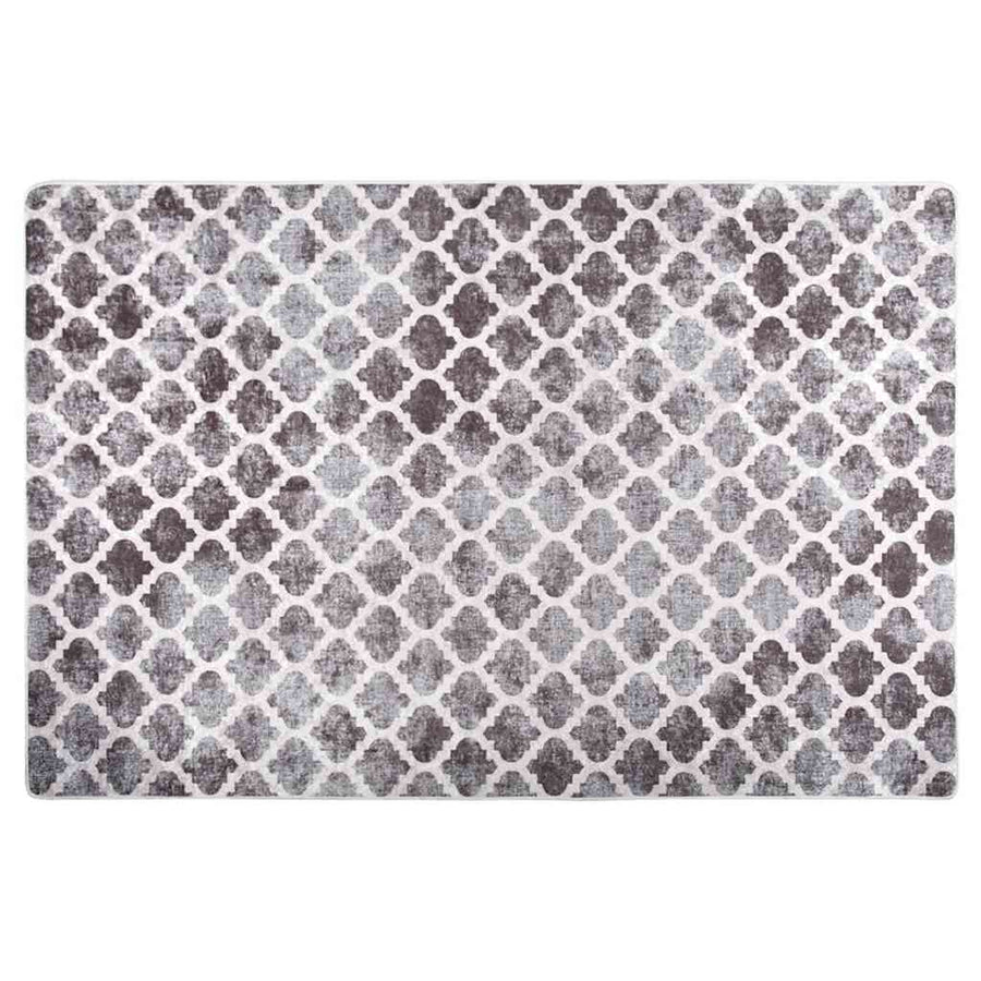 Vloerkleed wasbaar anti-slip 80x150 cm meerkleurig