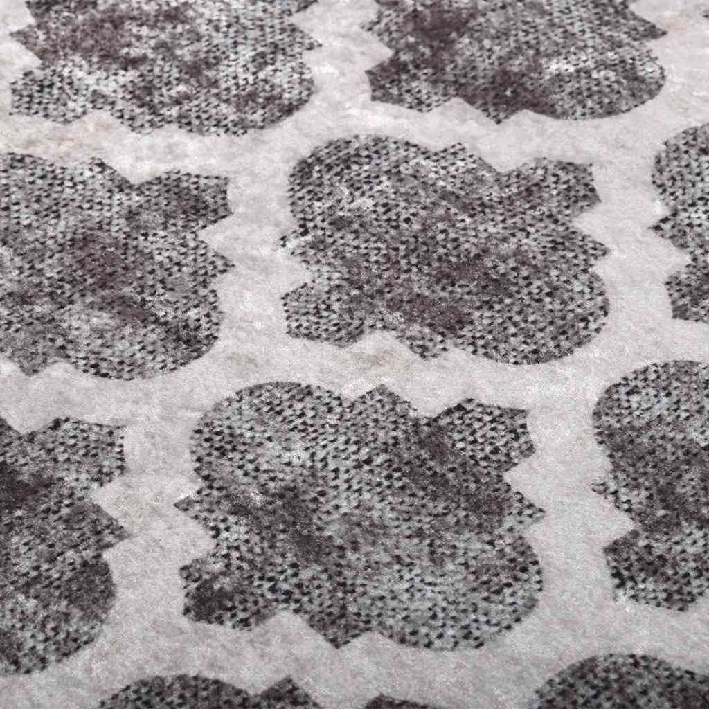 Vloerkleed wasbaar anti-slip 80x150 cm meerkleurig